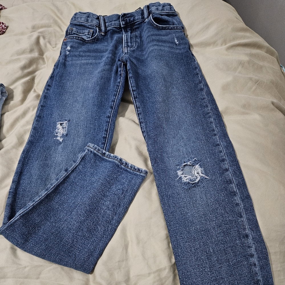 GAP Kids Blue Distressed Jeans